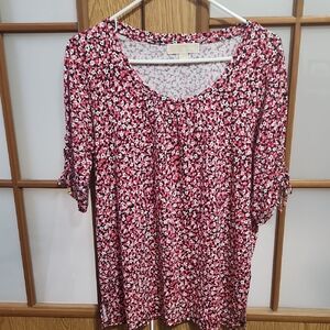 Michael Kors Floral Print Women's Top